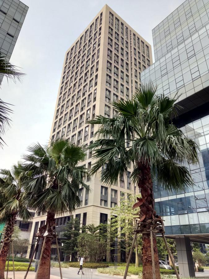 Guangzhou Laiste Aparthotel Science City Greenland Central Plaza Branch - Free Shuttle Bus To Canton Fair Complex During Canton Fair Period Exteriér fotografie