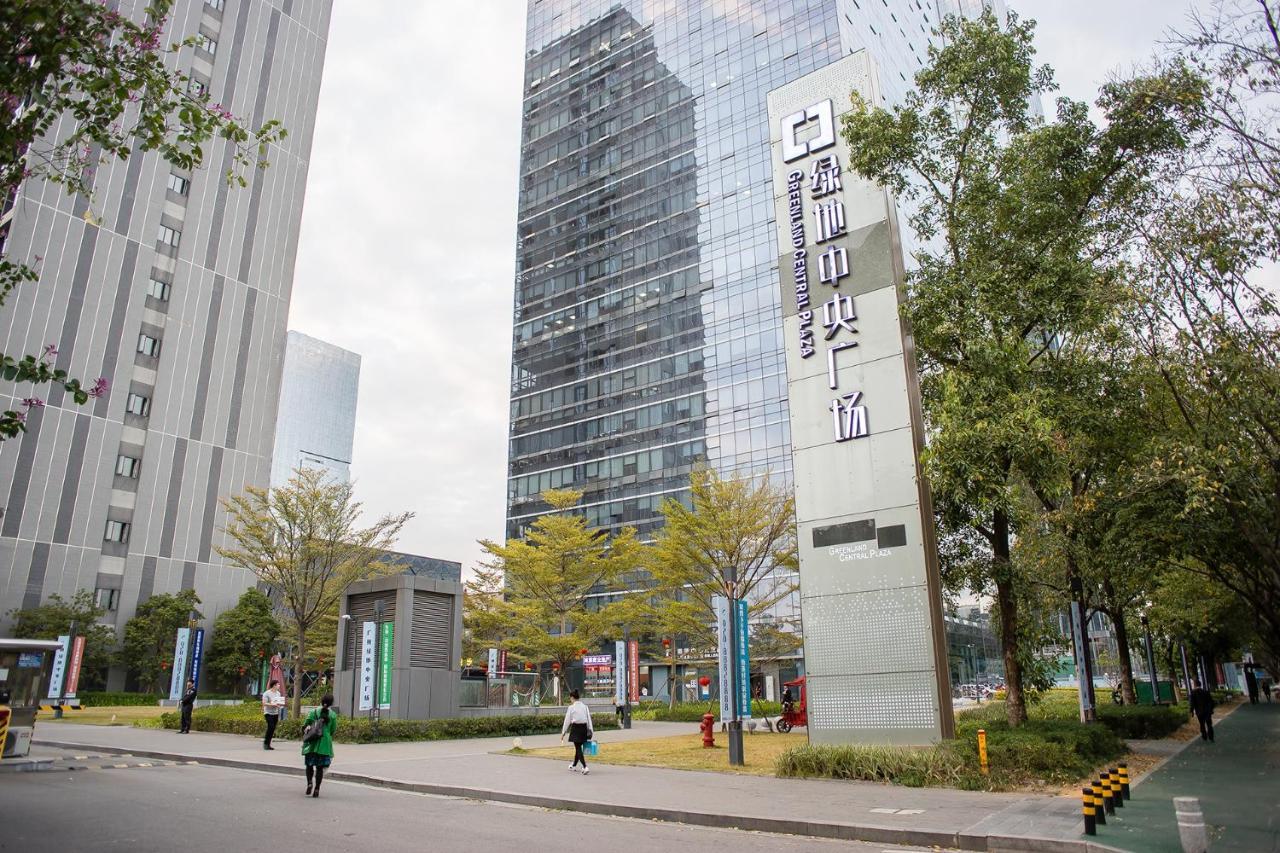 Guangzhou Laiste Aparthotel Science City Greenland Central Plaza Branch - Free Shuttle Bus To Canton Fair Complex During Canton Fair Period Exteriér fotografie