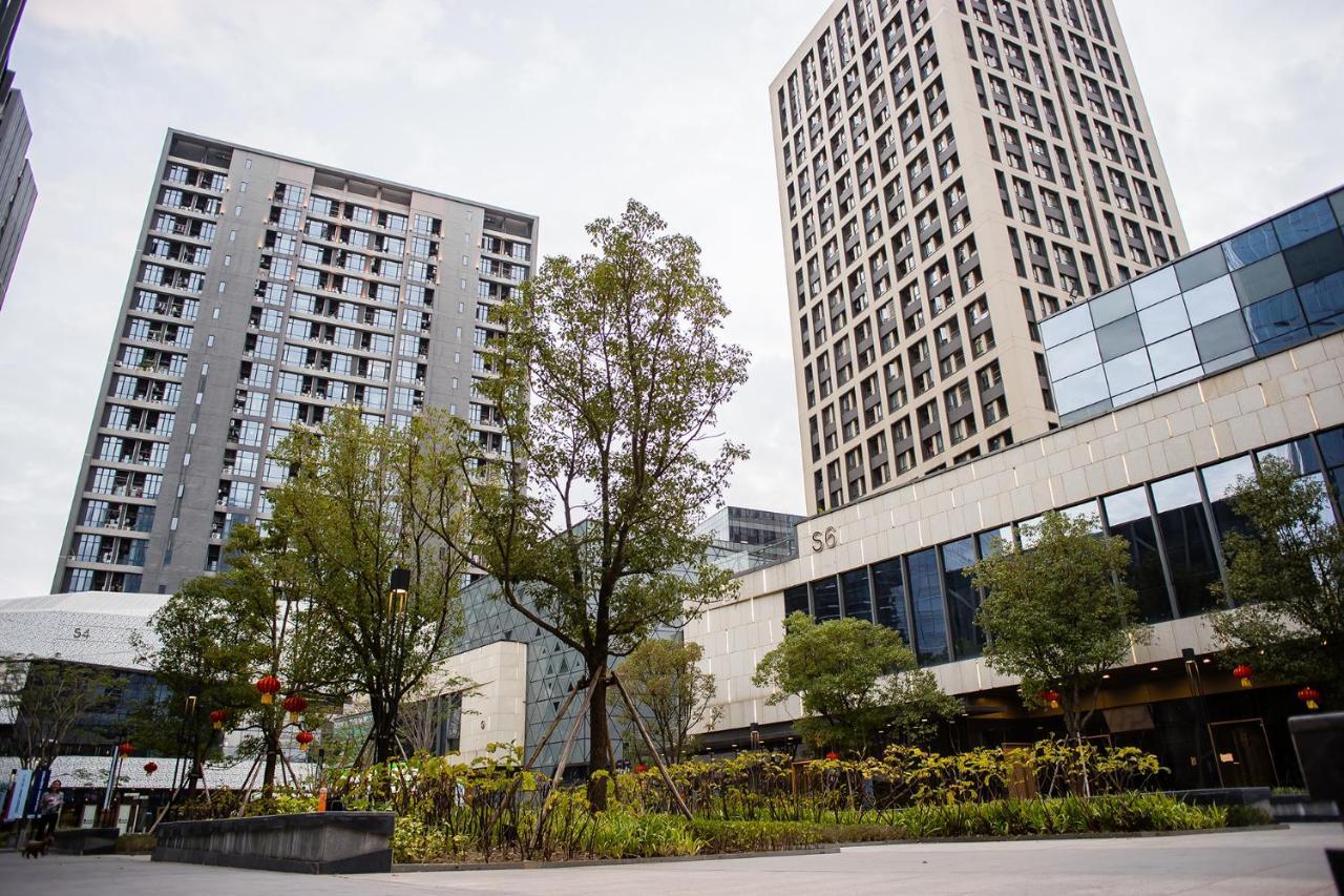 Guangzhou Laiste Aparthotel Science City Greenland Central Plaza Branch - Free Shuttle Bus To Canton Fair Complex During Canton Fair Period Exteriér fotografie